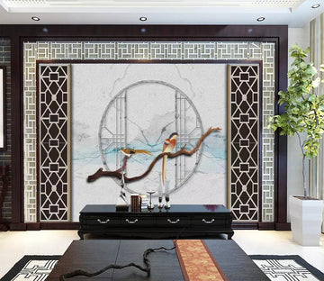 3D Branch Bird WG1228 Wall Murals