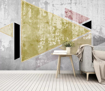 3D Big Triangle WC1865 Wall Murals
