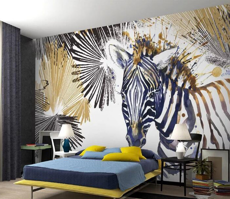 3D Ink Zebra WG555 Wall Murals