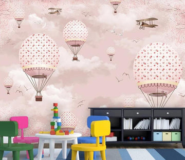 3D Hot Air Balloon WC1639 Wall Murals