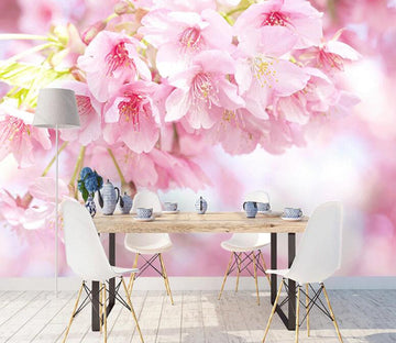 3D Pink Cherry WC1798 Wall Murals