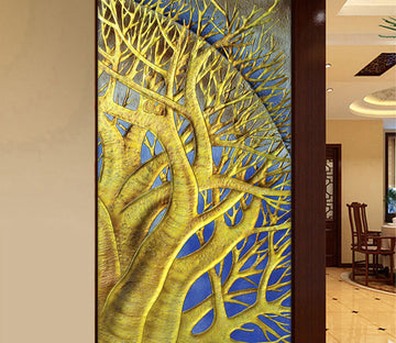 3D Embossed Tree WG147 Wall Murals