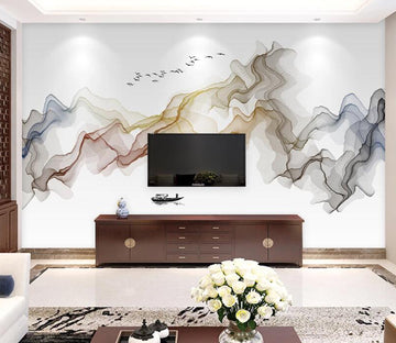 3D Rowing Swallow WC1986 Wall Murals