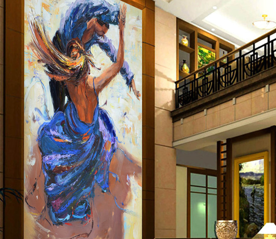3D Tango Dance WG092 Wall Murals