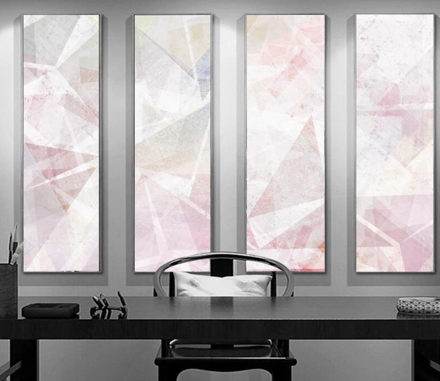 3D Pink Modern Art WC2337 Wall Murals
