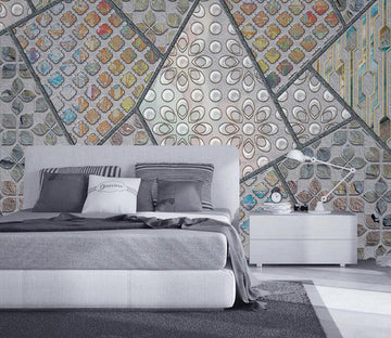 3D Square Pattern WC2438 Wall Murals