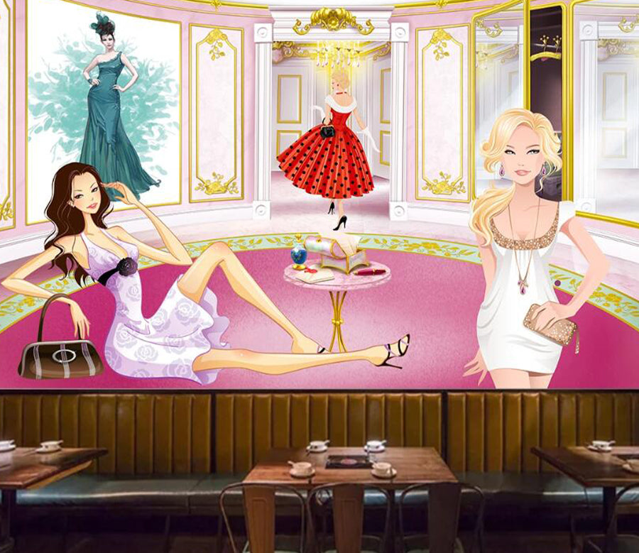 3D Woman Model WC2407 Wall Murals