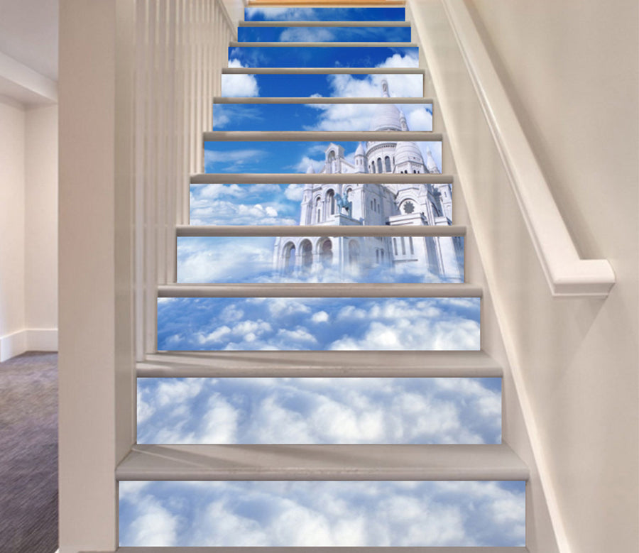 3D Sky Castle 169 Stair Risers
