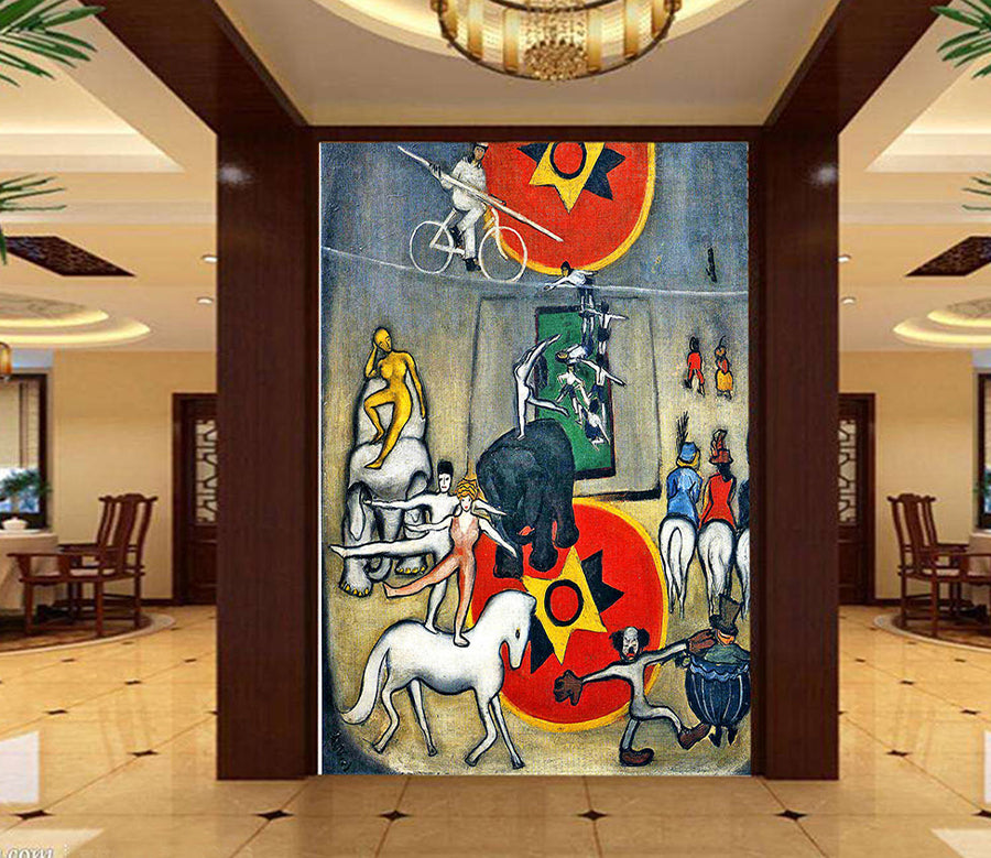 3D White Horse WG074 Wall Murals