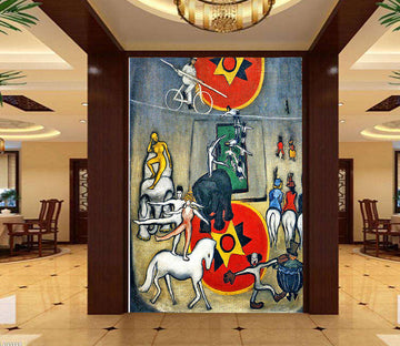 3D White Horse WG074 Wall Murals