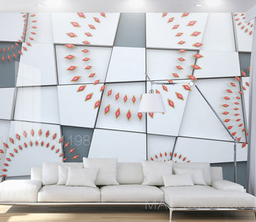 3D Ruby Pattern WG422 Wall Murals