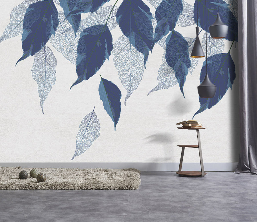 3D Big Leaves WG364 Wall Murals