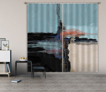 3D Black Smoke 068 Michael Tienhaara Curtain Curtains Drapes Wallpaper AJ Wallpaper 