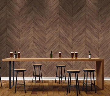 3D Brown Wood WC2616 Wall Murals