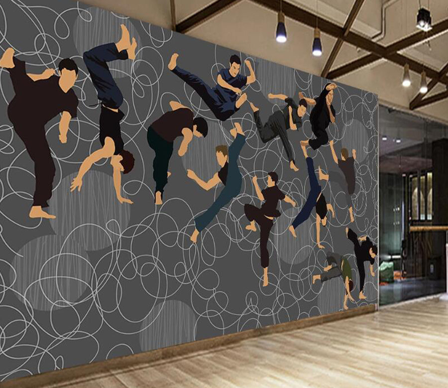 3D Martial Arts WC2404 Wall Murals