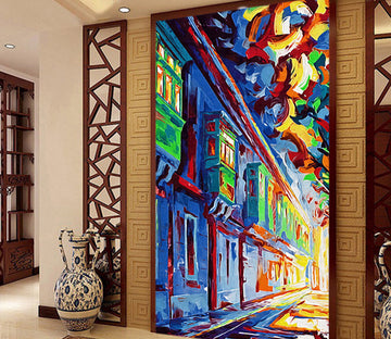 3D Junction Street WG133 Wall Murals