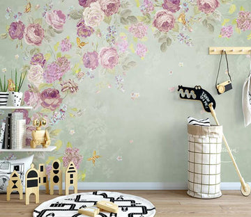 3D Rose Petal WC2194 Wall Murals