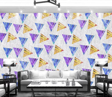 3D Colored Triangle WC2506 Wall Murals