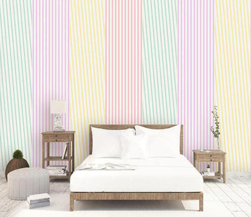 3D Colored Vertical WC1779 Wall Murals