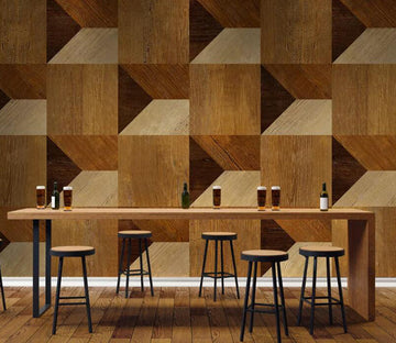 3D Wood Stereoscopic WC2613 Wall Murals
