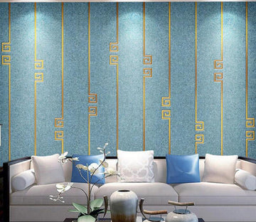 3D Gold Screen WC1665 Wall Murals