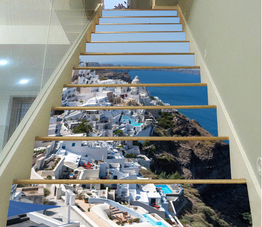 3D SeasideTown 111 Stair Risers