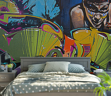 3D Watercolor Man WG474 Wall Murals