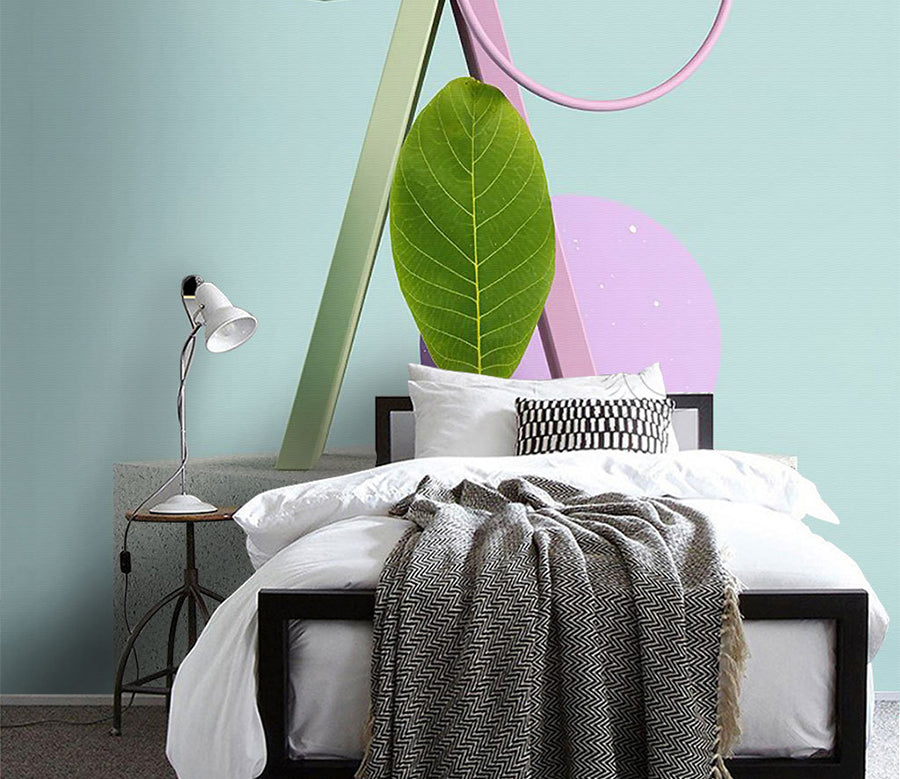 3D Ball Leaves WG166 Wall Murals