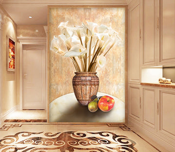 3D Vase Lily WG105 Wall Murals