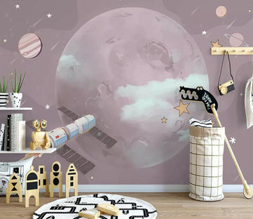 3D Planet Stars WC2214 Wall Murals