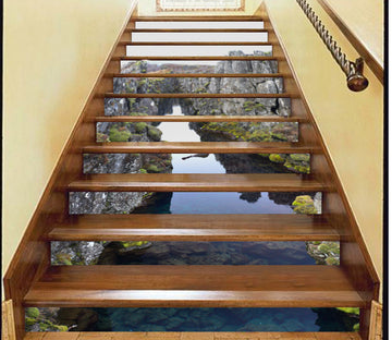 3D Valley Clear Water 100 Stair Risers