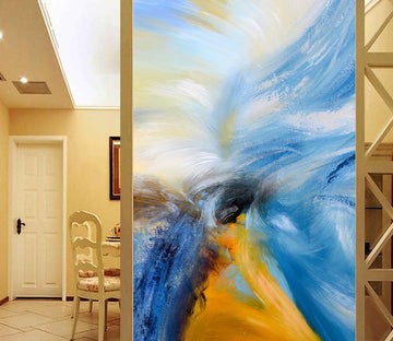 3D Blue Abstract WG078 Wall Murals