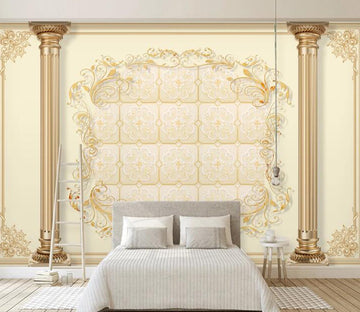 3D Lace Flower WC1377 Wall Murals