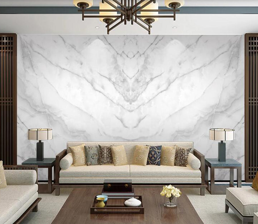 3D White Marble WC2457 Wall Murals