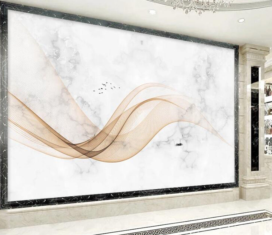 3D Marble Crack WC1544 Wall Murals