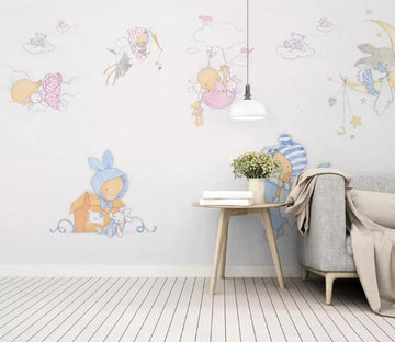 3D Horse Rabbit WG919 Wall Murals