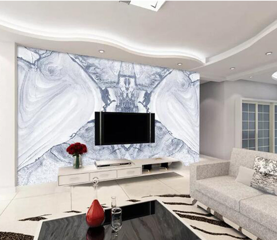 3D Blue Marbling WC1352 Wall Murals