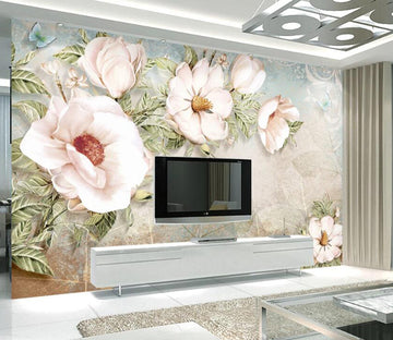 3D Powder Flower WC1716 Wall Murals