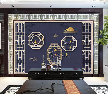 3D Branch Cloud WG1233 Wall Murals