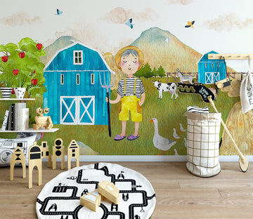 3D House Ranch WG431 Wall Murals