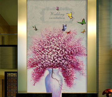 3D Powder Flower WG149 Wall Murals
