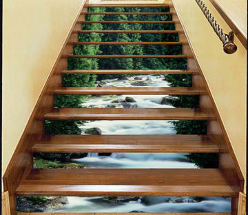 3D Cold Summer Water 157 Stair Risers