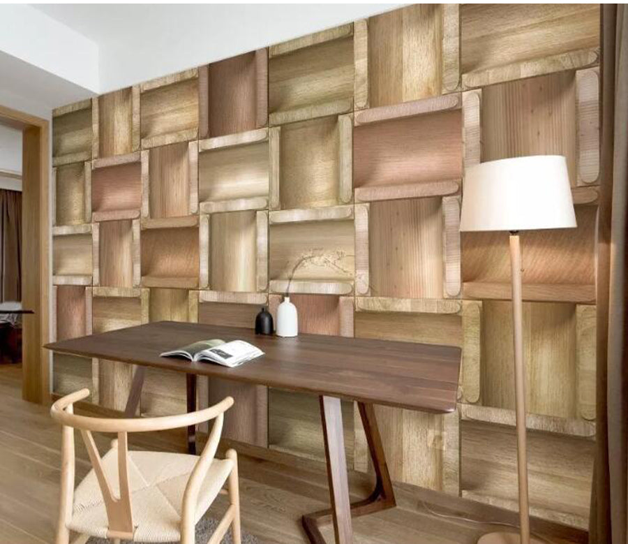 3D Square Concave WG554 Wall Murals