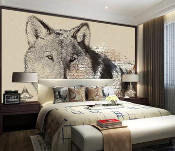 3D Wolf Painting WG1119 Wall Murals