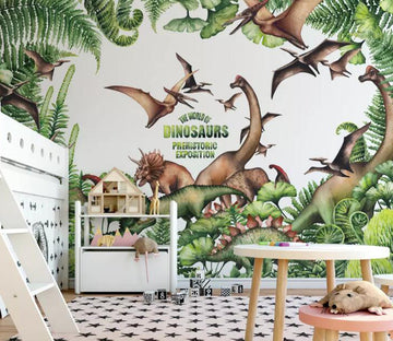 3D Brontosaurus WG1099 Wall Murals