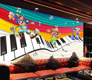 3D Piano Key WG462 Wall Murals