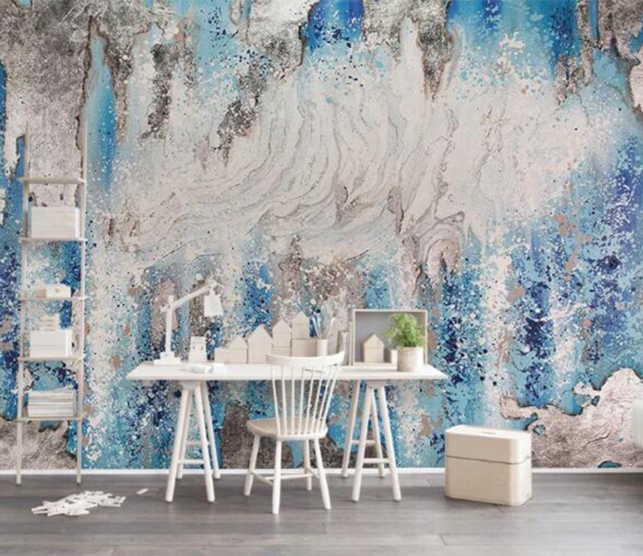 3D White Oil Painting WG685 Wall Murals