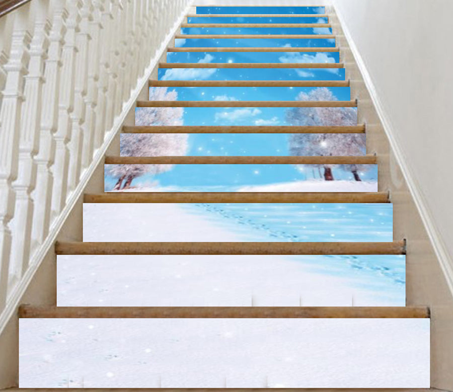3D Romantic Wonderland 135 Stair Risers