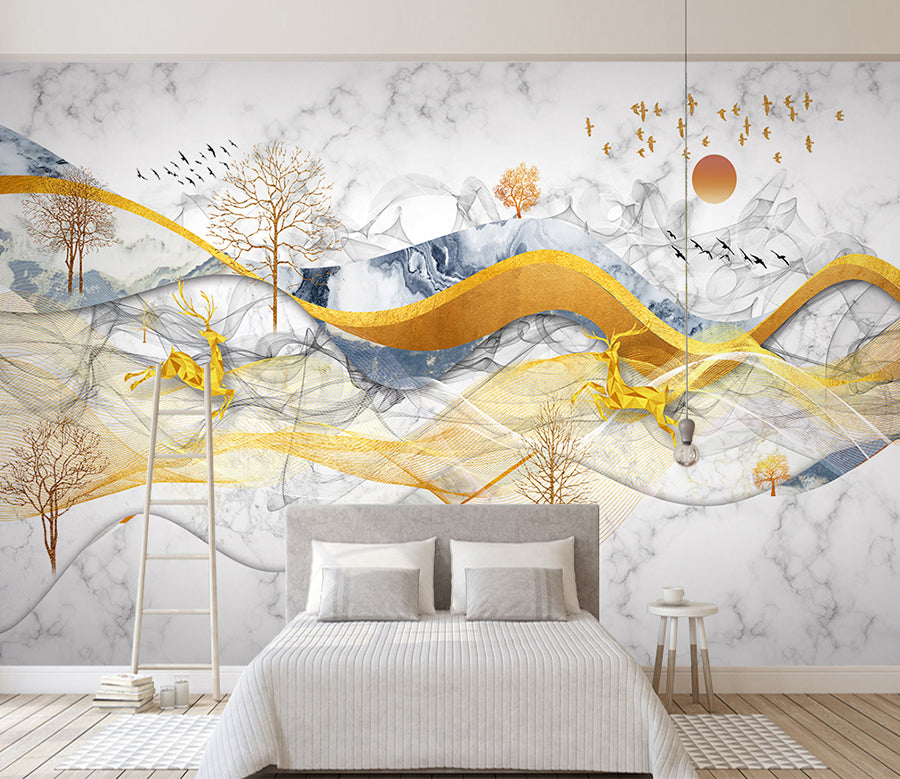3D Group Of Birds WG420 Wall Murals