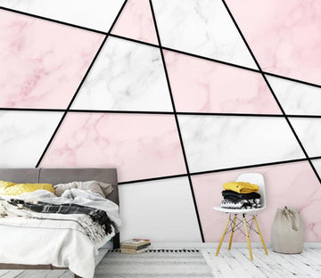 3D Pink Square WC2370 Wall Murals
